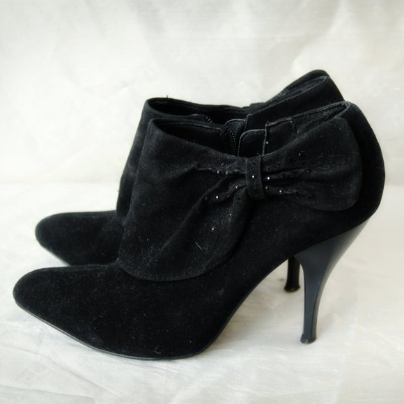 Black Heeled Booties - Picture 2 of 4